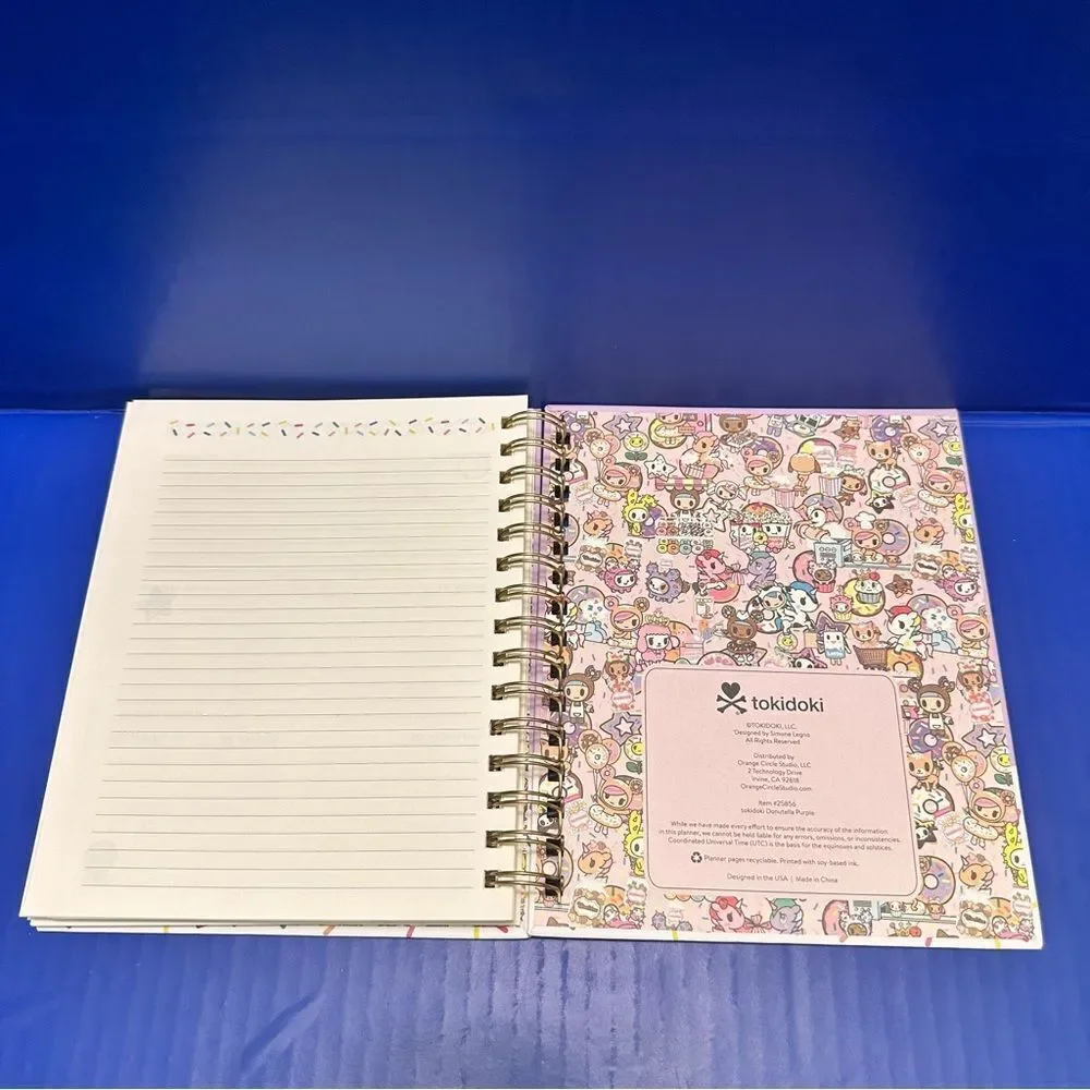 Tokidoki 2025 Planner Donutella and Unicorn